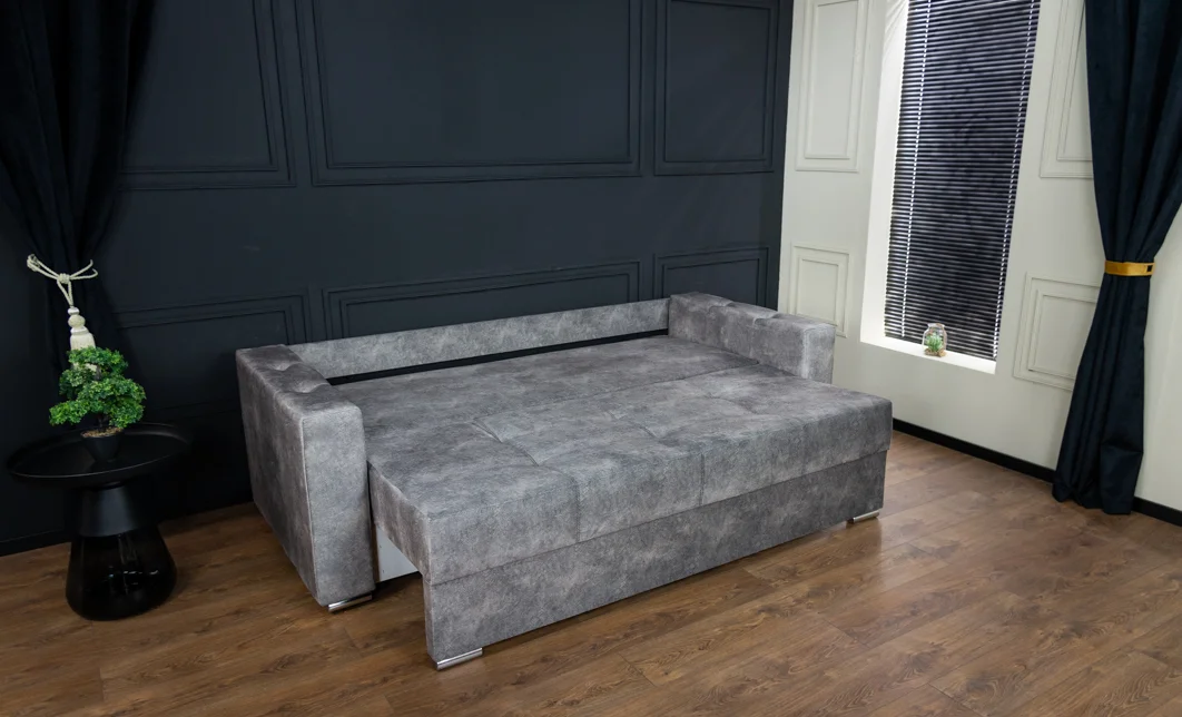 Canapea Extensibilă Vegas Memory Mini, Gri deschis 5