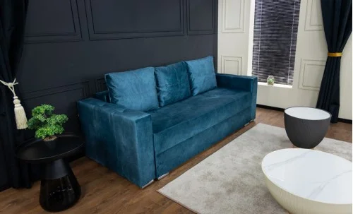 Canapea Extensibilă Vegas Bonell Mini, Albastru