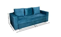 Canapea Extensibilă Vegas Bonell Mini, Albastru 2
