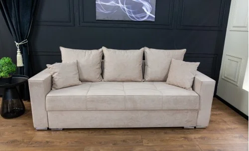 Canapea Extensibilă Claudia Memory Mini, Bej
