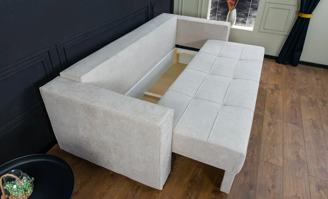 Canapea Extensibilă Claudia Memory Mini, Bej 9