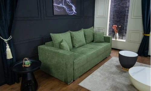 Canapea Extensibilă Claudia Memory Max, Verde Brad