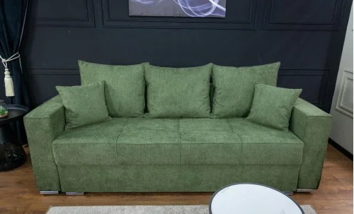 Canapea Extensibilă Claudia Memory Max, Verde Brad