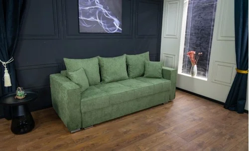 Canapea Extensibilă Claudia Memory Max, Verde Brad