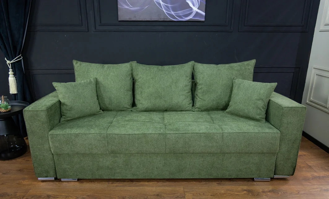 Canapea Extensibilă Claudia Memory Max, Verde Brad