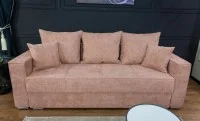 Canapea Extensibilă Claudia Memory Mini, Roz 7