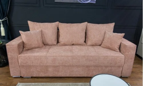 Canapea Extensibilă Claudia Memory Mini, Roz