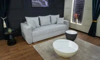 Canapea Extensibilă Claudia Memory Max, Gri Deschis