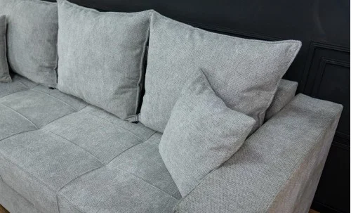 Canapea Extensibilă Claudia Memory Max, Gri Deschis