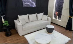 Canapea Extensibilă Claudia Bonell Mini, Alb