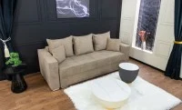 Canapea Extensibilă Claudia Memory Mini, Crem