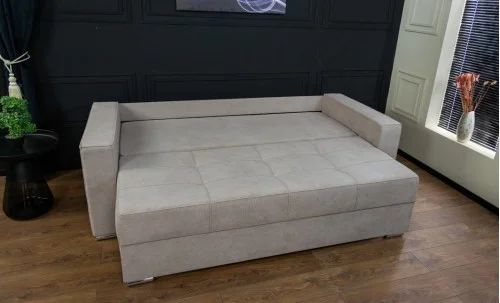 Canapea Extensibilă Claudia Memory Mini, Crem deschis
