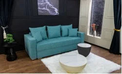 Canapea Extensibilă Claudia Bonell Max, Cyan