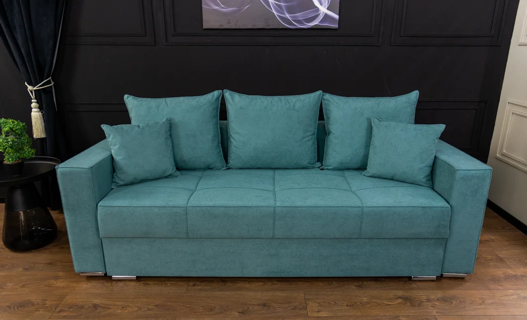 Canapea Extensibilă Claudia Bonell Mini, Cyan
