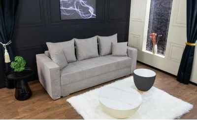 Canapea Extensibilă Claudia Bonell Mini, Gri deschis