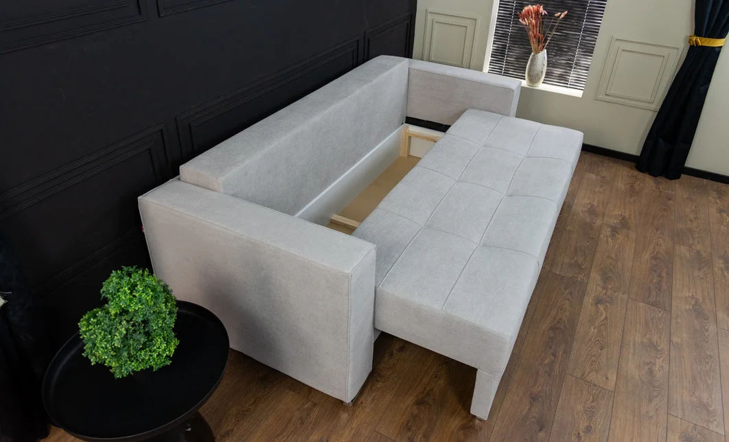 Canapea Extensibilă Claudia Memory Mini, Bej deschis 8