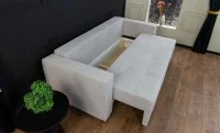Canapea Extensibilă Claudia Memory Mini, Bej deschis 8