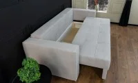 Canapea Extensibilă Claudia Memory Mini, Bej deschis 7