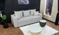 Canapea Extensibilă Claudia Memory Mini, Bej deschis