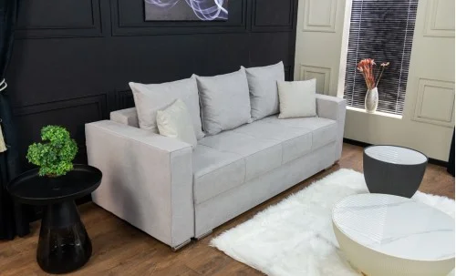 Canapea Extensibilă Claudia Memory Mini, Bej deschis
