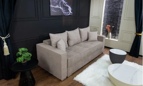 Canapea Extensibilă Claudia Bonell Max, Crem Deschis