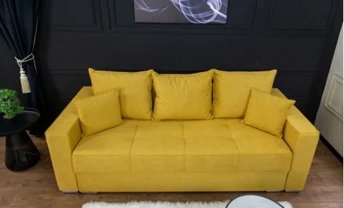 Canapea Extensibilă Claudia Memory Mini, Muștar
