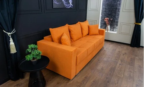 Canapea Extensibilă Claudia Memory Max, Portocaliu