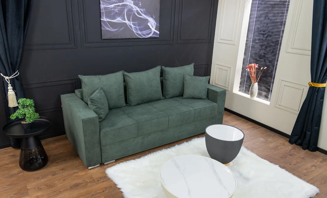 Canapea Extensibilă Claudia Bonell Max, Verde brad