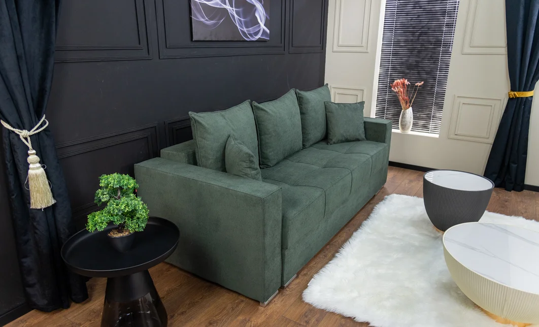 Canapea Extensibilă Claudia Bonell Max, Verde brad