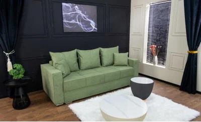 Canapea Extensibilă Claudia Bonell Mini, Verde
