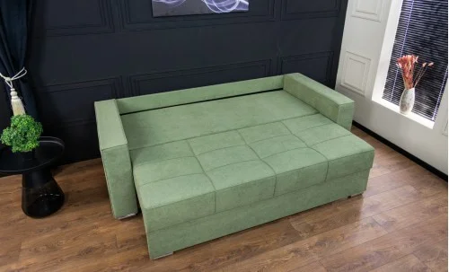 Canapea Extensibilă Claudia Memory Mini, Verde Mentă