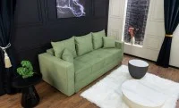 Canapea Extensibilă Claudia Memory Mini, Verde Mentă 4