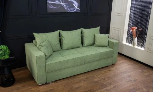 Canapea Extensibilă Claudia Memory Mini, Verde Mentă