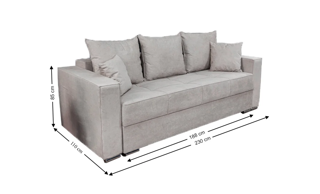 Canapea Extensibilă Claudia Bonell Max, Crem Deschis 2