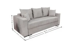 Canapea Extensibilă Claudia Bonell Max, Crem Deschis