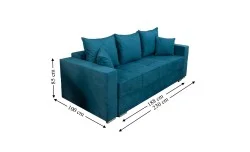 Canapea Extensibilă Claudia Bonell Mini, Albastru