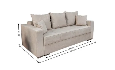 Canapea Extensibilă Claudia Memory Max, Bej
