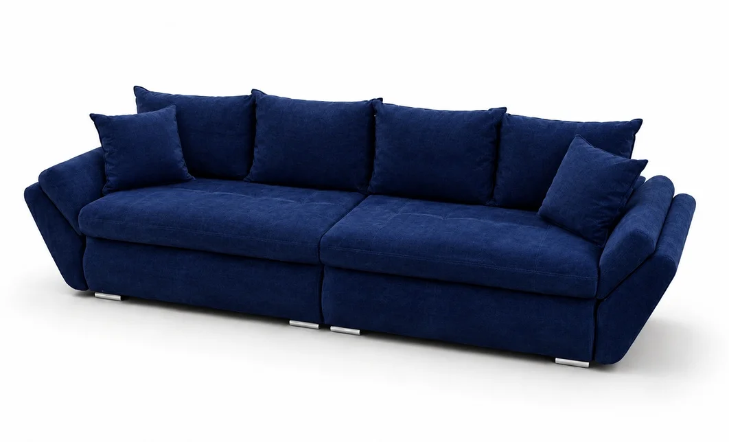Canapea Extensibilă Confort cu Spumă HR , Bleumarin 3