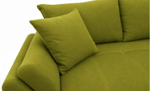 Canapea Extensibilă Confort cu Spumă HR, Verde olive