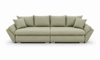 Canapea Extensibilă Confort cu Spumă HR, Gri deschis 6