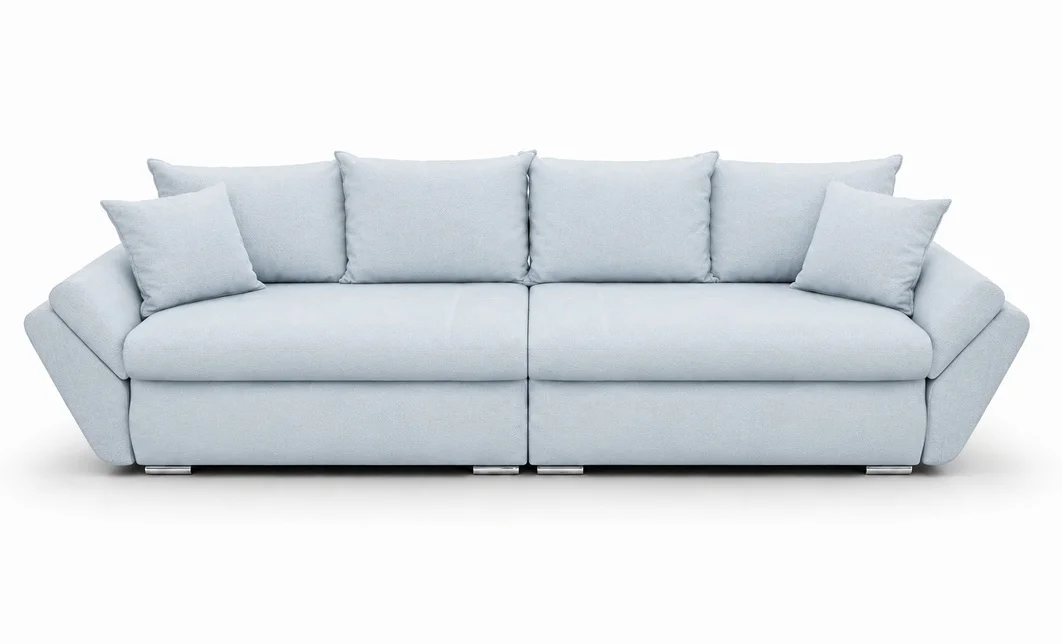 Canapea Extensibilă Confort cu Spumă HR , Bleu Deschis  8