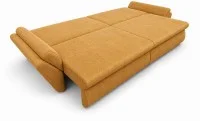 Canapea Extensibilă Confort cu Spumă HR, Galben Muștar 9