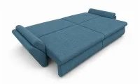 Canapea Extensibilă Confort cu Spumă HR, Albastru Mediteranean 7
