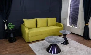 Canapea Extensibilă Corina Bonell Mini, Măsliniu gălbui