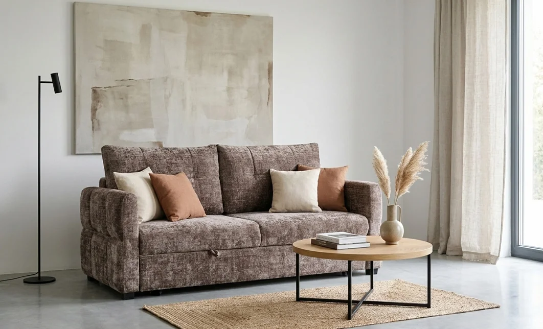 Canapea Extensibilă Cremona 7911-24, Maro