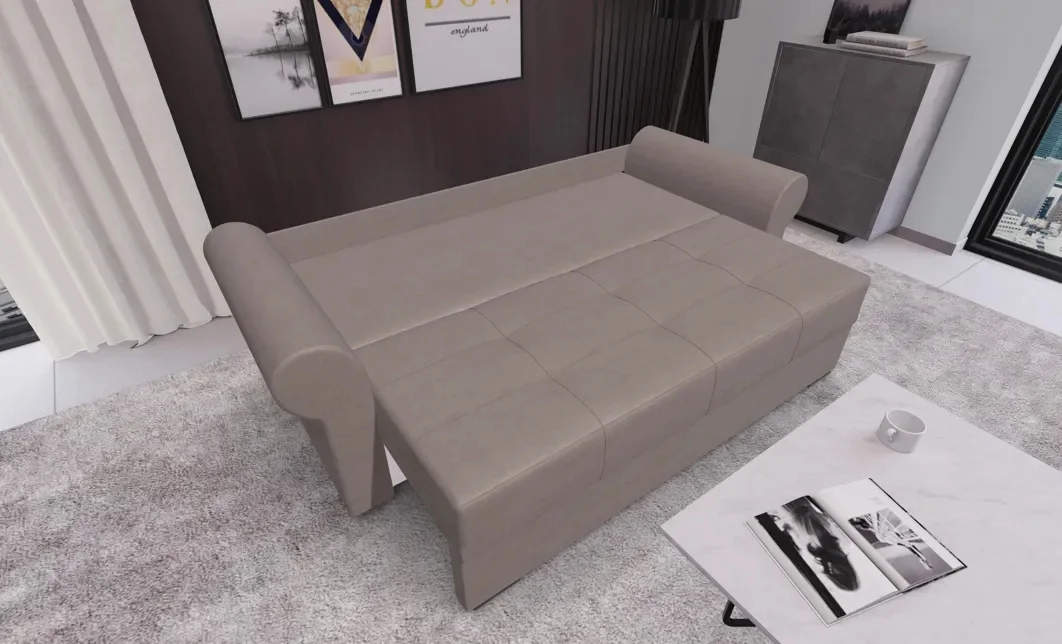 Canapea Extensibilă Elsa Mini, Maro deshis 3
