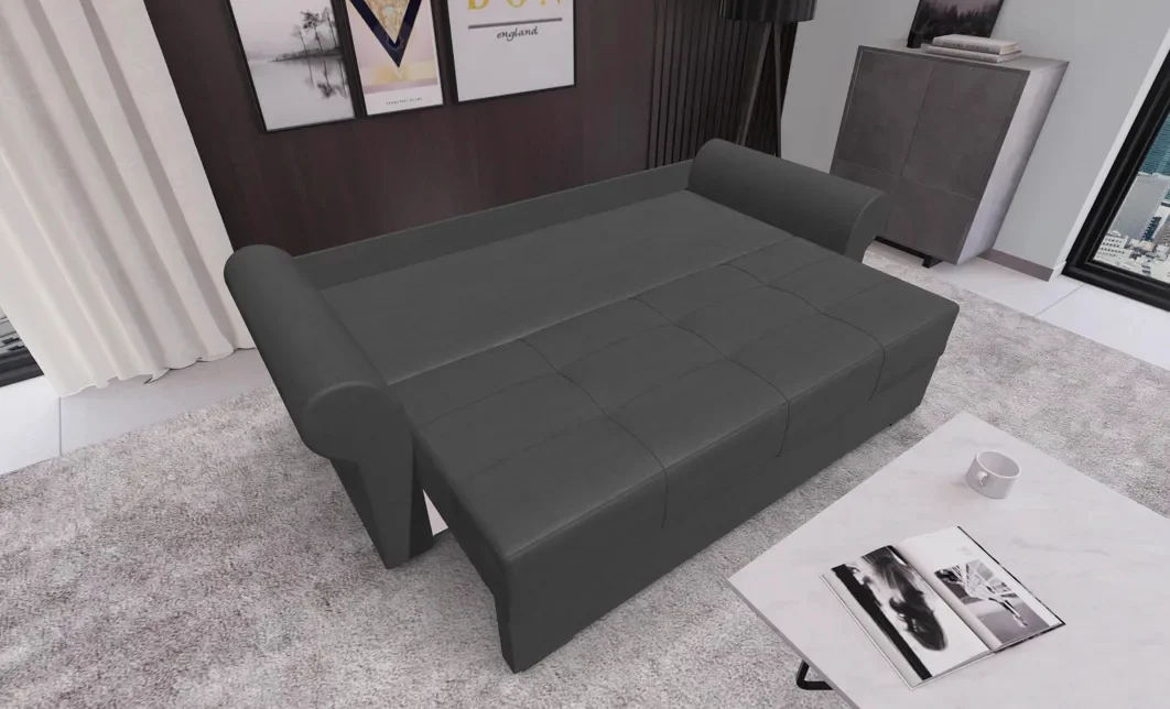 Canapea Extensibilă Elsa Mini, Gri inchis 3