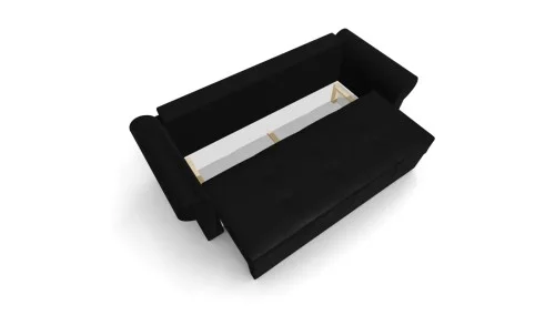 Canapea Extensibilă Elsa Mini, Negru