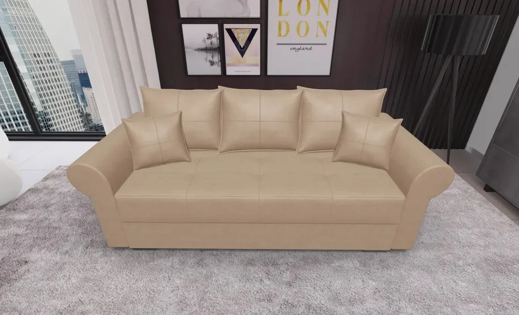 Canapea Extensibilă Elsa Mini, Maro deschis