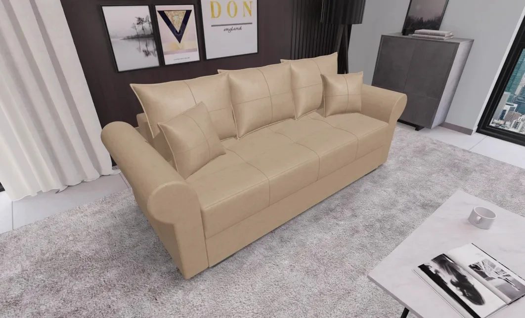 Canapea Extensibilă Elsa Mini, Maro deschis 2
